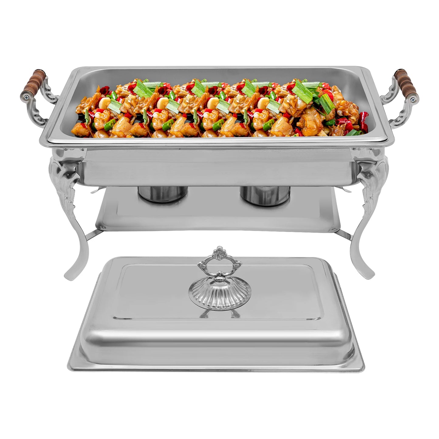 Stainless Steel Chafing Dish Buffet Set for Events and Parties