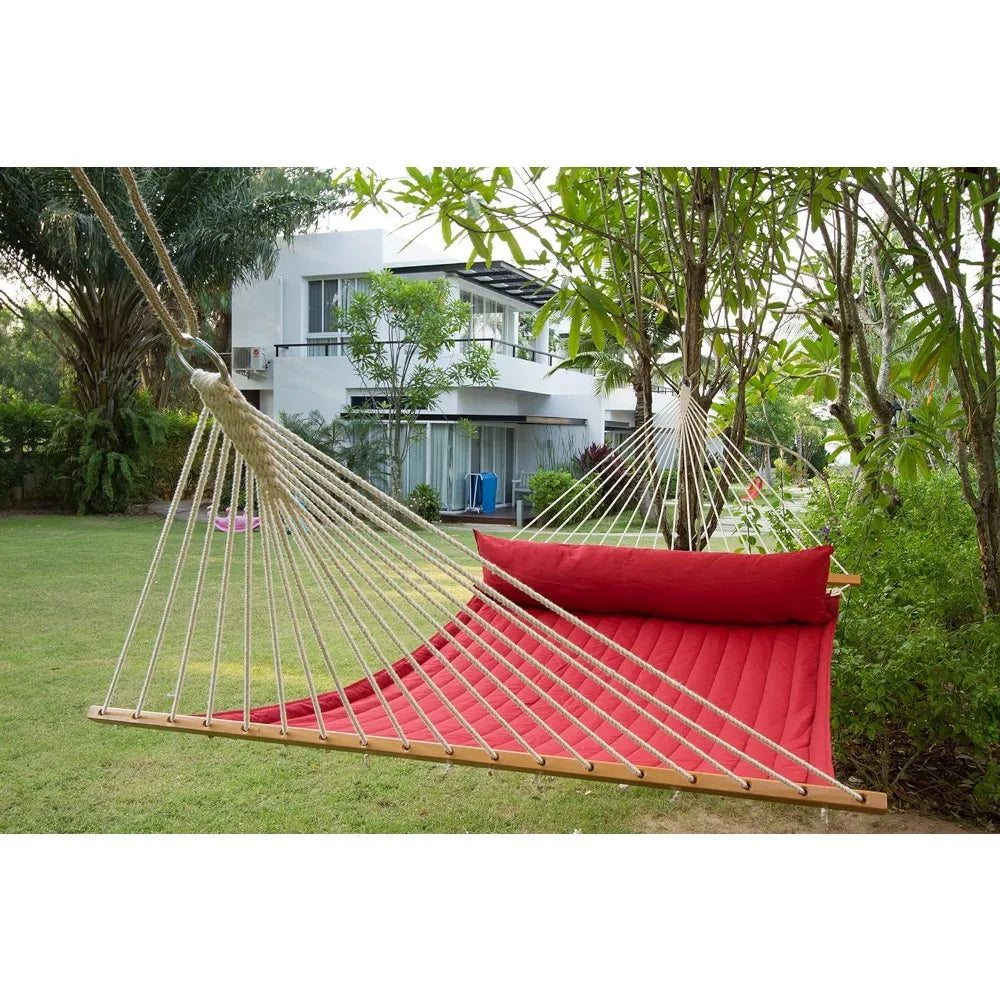 Alabama Red Pepper - Quilted Spreader Bar Hammock Size King