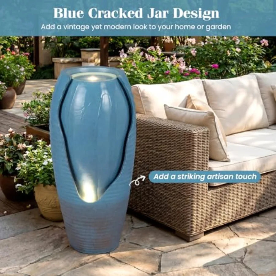 Outdoor Jar Water Fountain