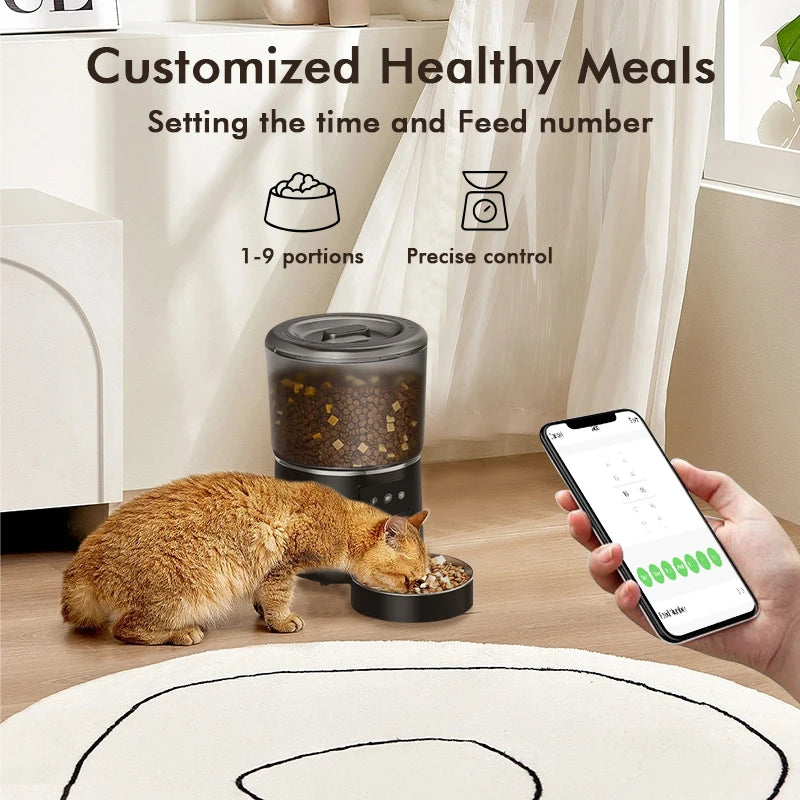 Automatic Smart Pet Feeder For Cats And Dogs App Control