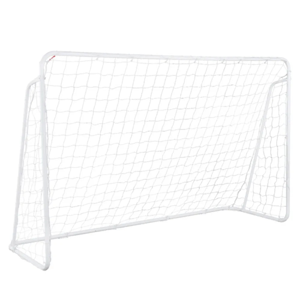 8x5 Soccer Goal Training Set with Net Buckles Ground Nail Football Sports for use on the beach community playground school etc