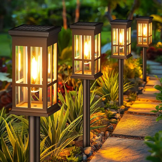 Solar Pathway Light Outdoor Lamp Waterproof Landscape Lighting For Garden