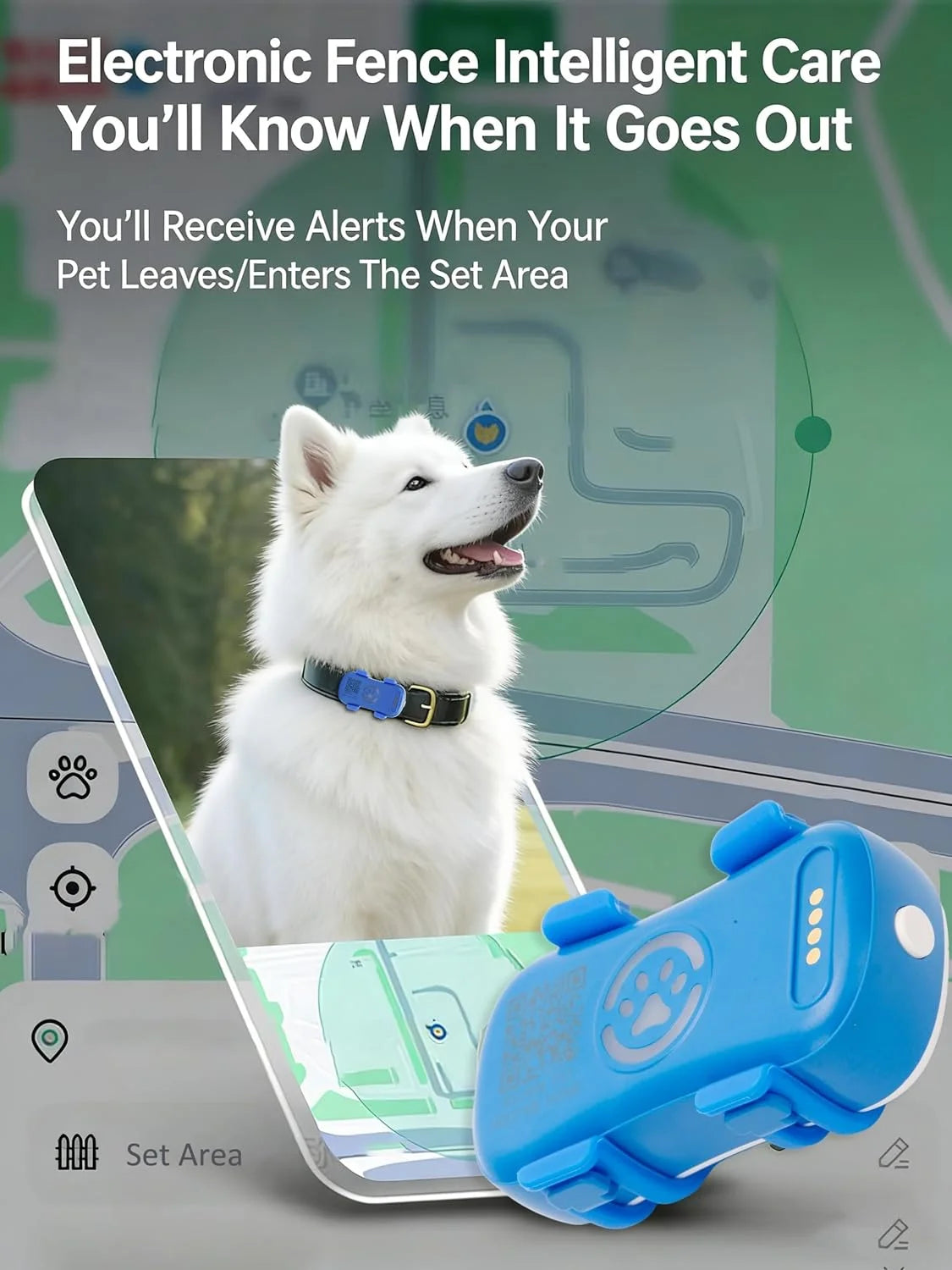 4G GPS Pet Tracker for Dogs Cats Real Time Locator