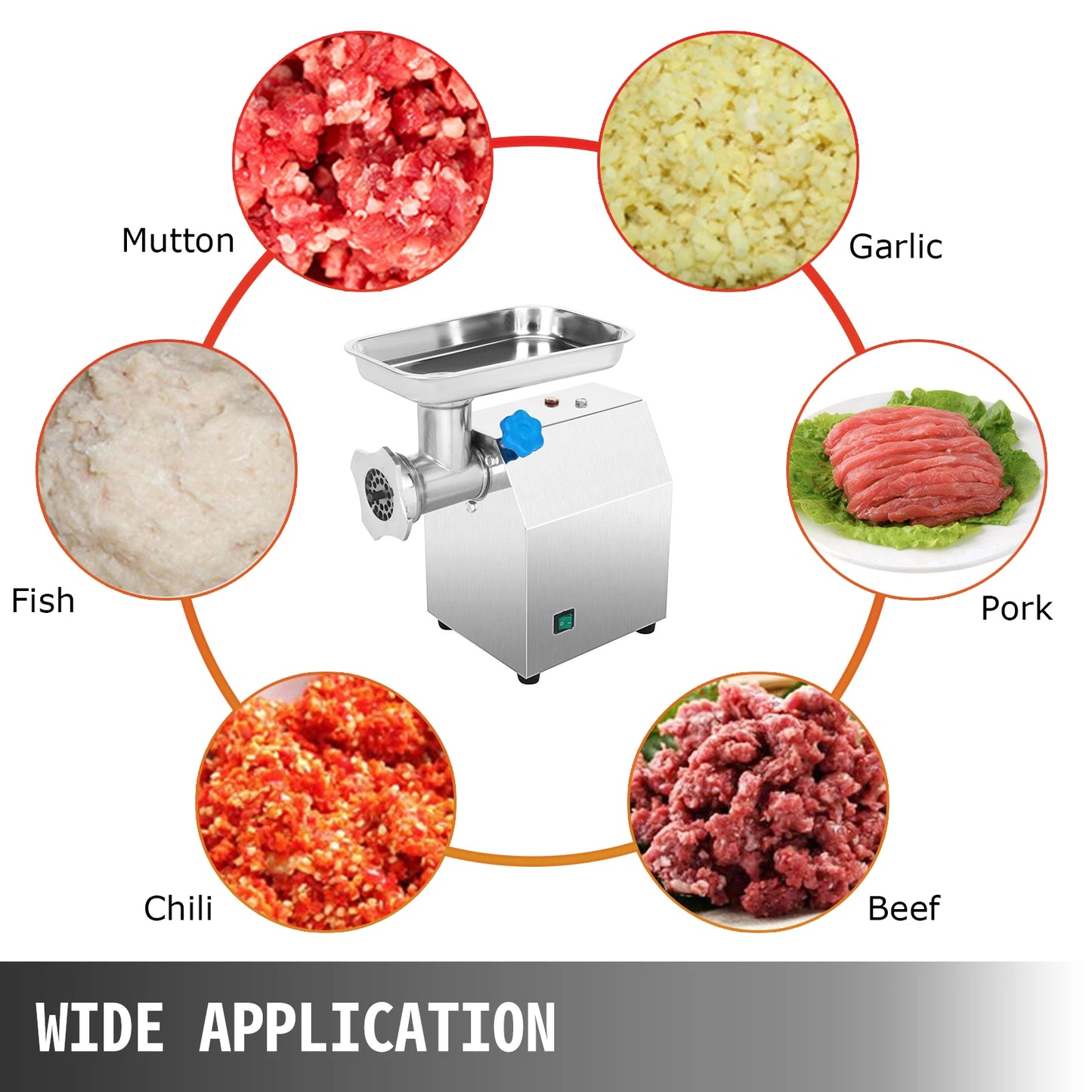 SucceBuy Electric Meat Grinder Sausage Maker For Commercial Kitchens