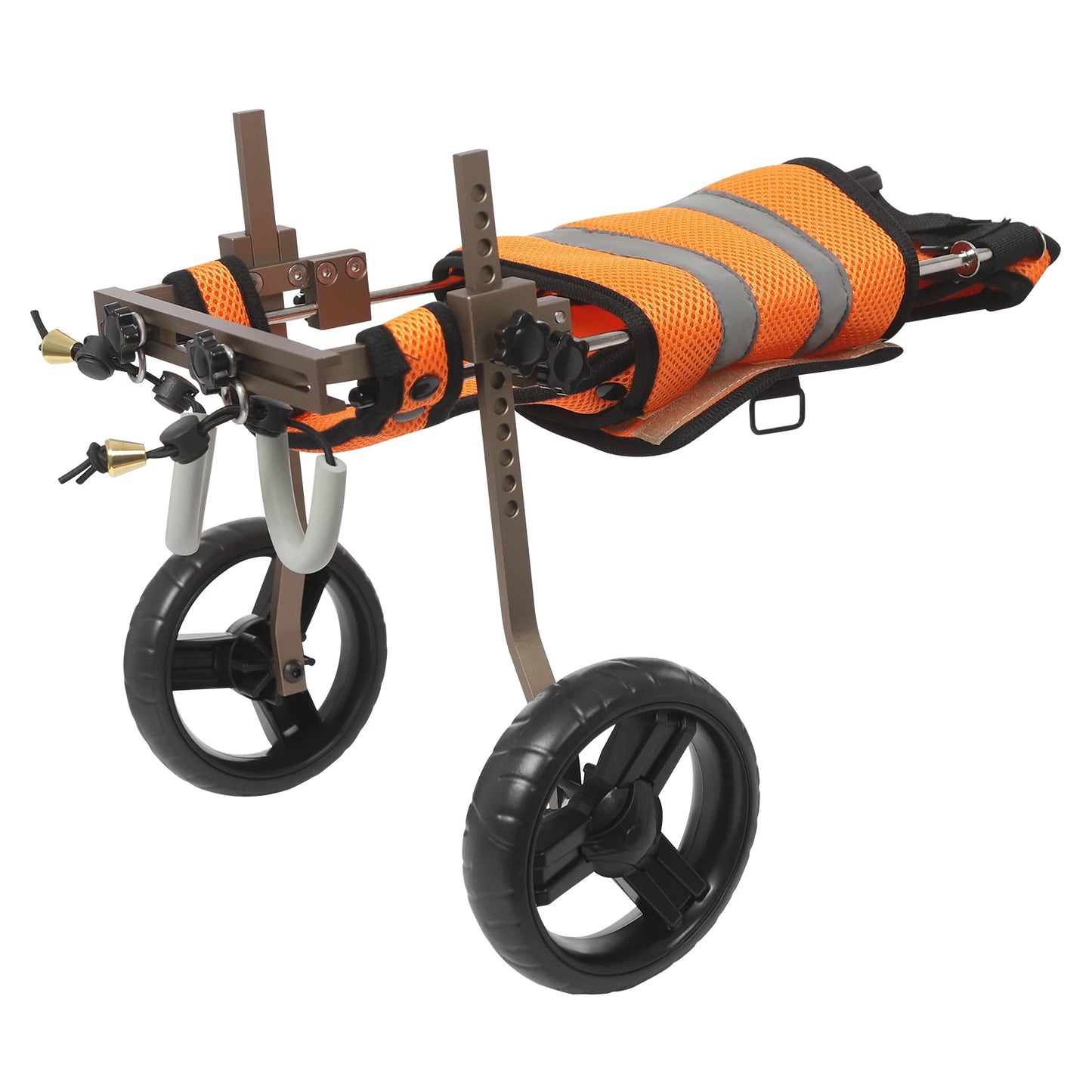 Adjustable Pet Wheelchair For Back Legs Aluminum Frame