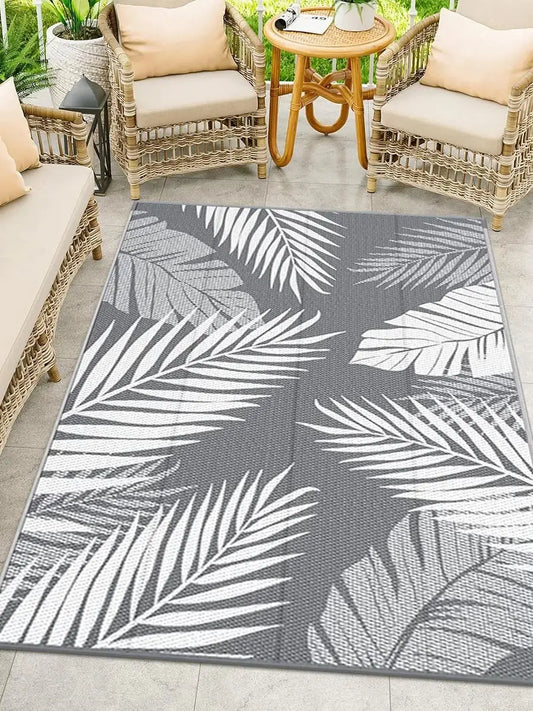 Waterproof Outdoor Reversible Polypropylene Rug For Patio And Campsite