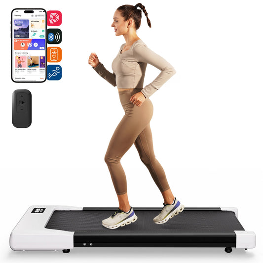 Portable Under Desk Treadmill with Remote Control for Home Office