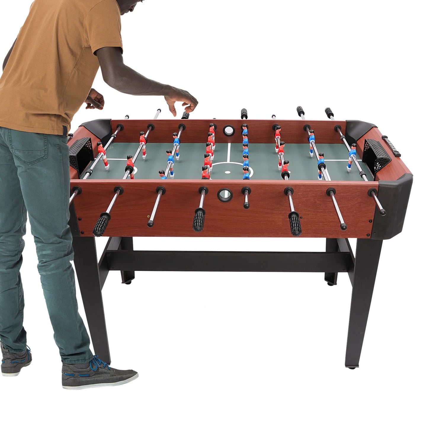 Premium Foosball Table With Scoreboard And Ball Storage
