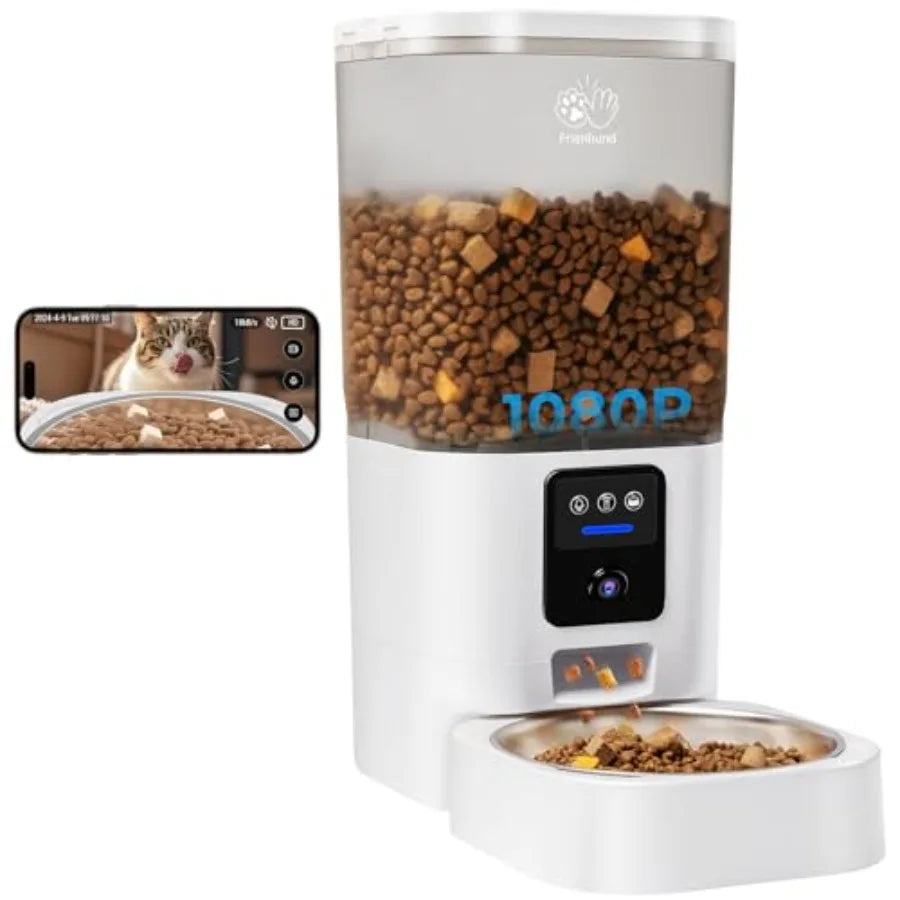 WiFi Enabled Automatic Pet Feeder For Cats With App Control