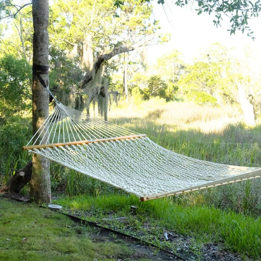 DuraCord Rope Hammock for Two | All-Weather Outdoor Patio & Backyard Hammock