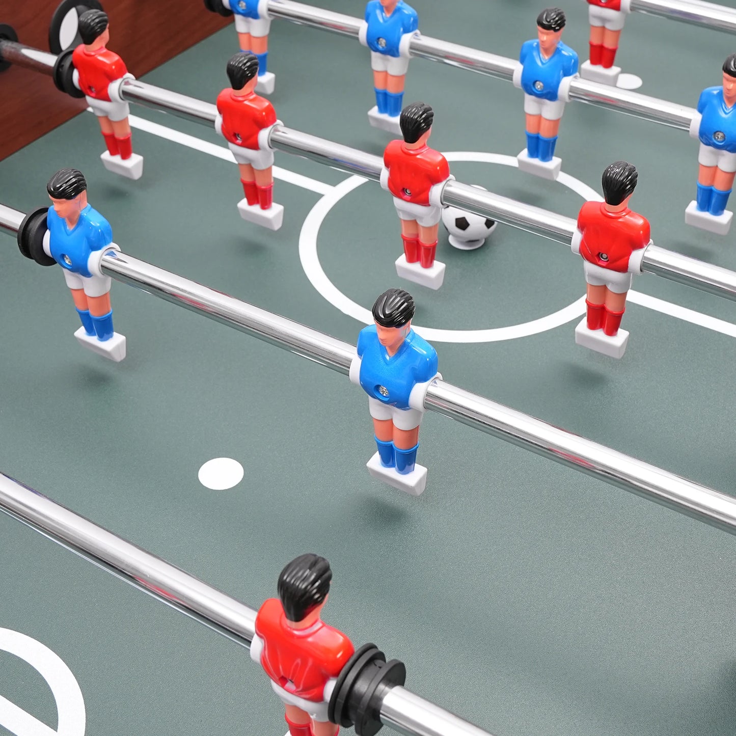 Premium Foosball Table With Scoreboard And Ball Storage