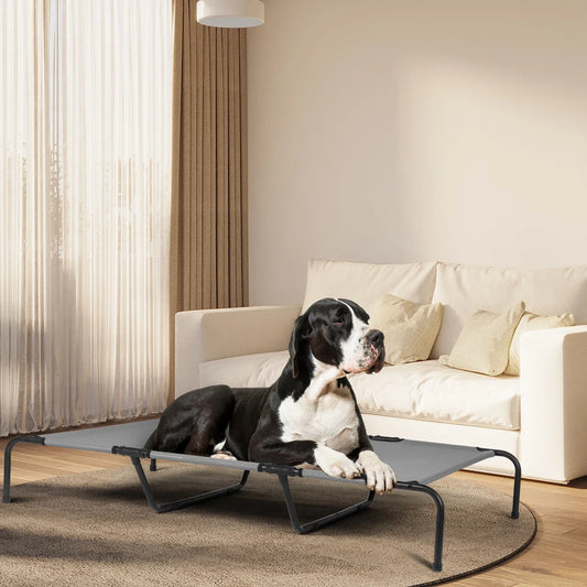 Cooling Elevated Dog Bed Chew Proof Mesh Steel Frame