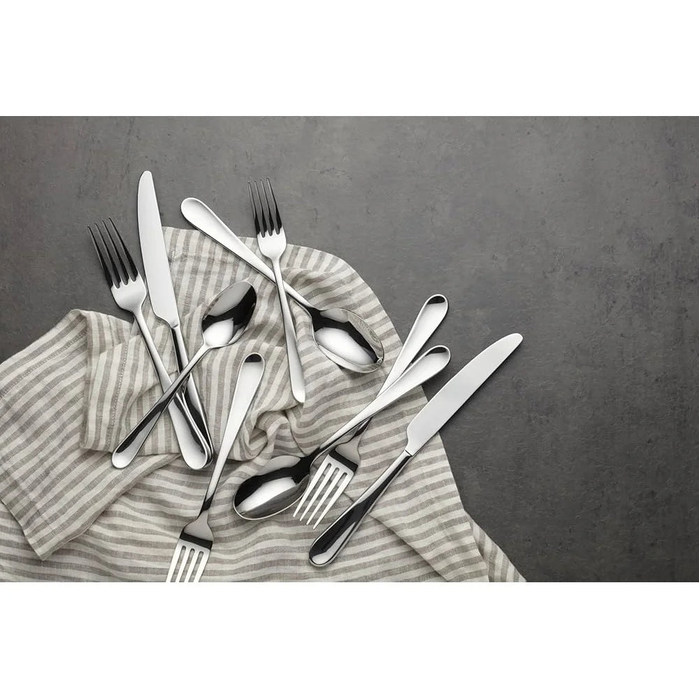 Stainless Steel Flatware Set Mirror Finish Service For Four