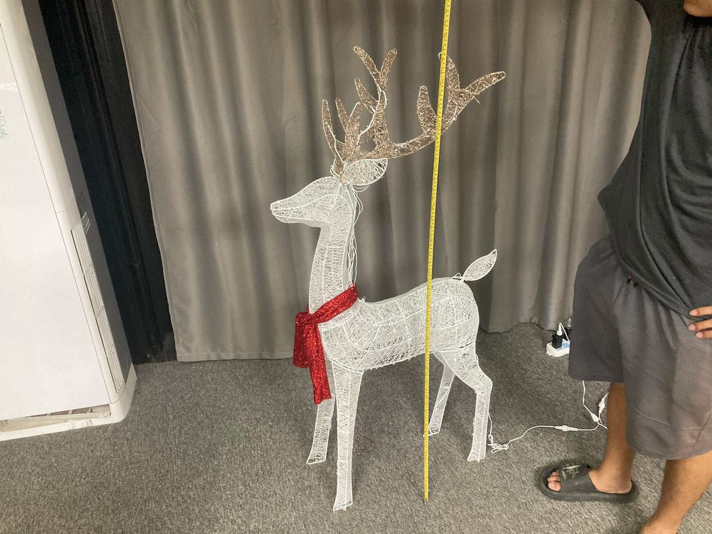 Lighted Christmas Deer Family Set Outdoor Yard Decor LEDs