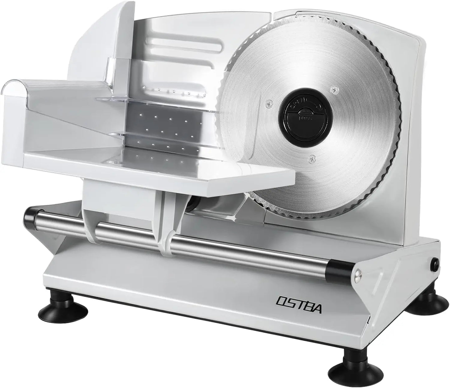 Home Electric Meat Slicer With Adjustable Thickness And Removable Blades