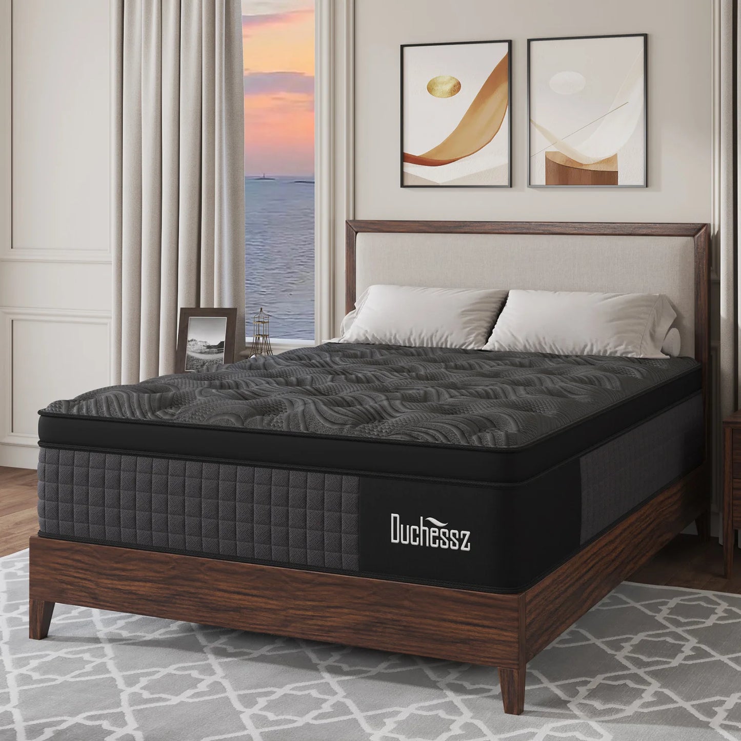 Gel Memory Foam Mattress In A Box With Pocket Springs