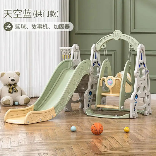 4in1 Slide and Swing Playset for Safe Outdoor Fun