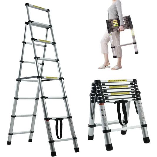 Aluminum A Frame Extension Telescoping Ladder For Home
