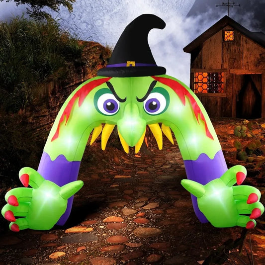 Halloween LED Inflatable Arch Decorations With Blower