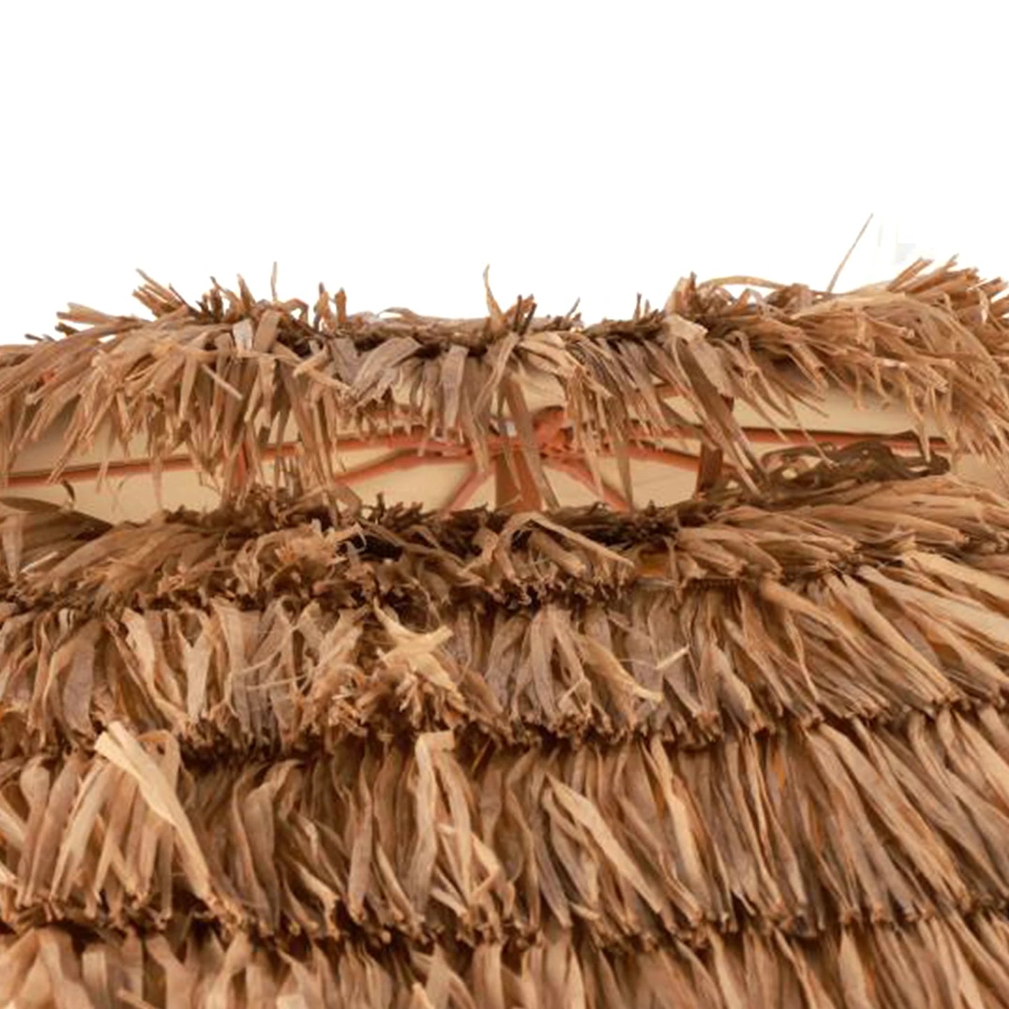 Thatched Tiki Umbrella With UV Protection For Outdoor Gardens