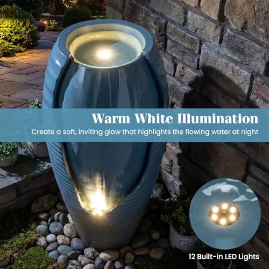 Outdoor Jar Water Fountain