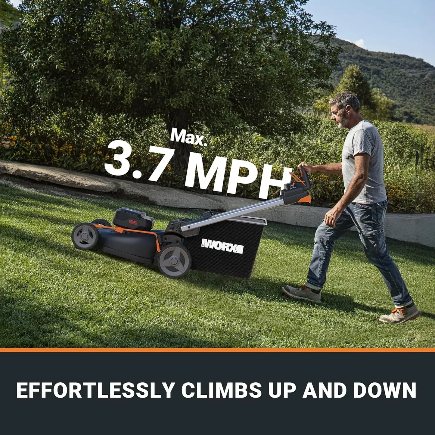 Nitro 40V Cordless Lawn Mower With Aerodeck Intellicut