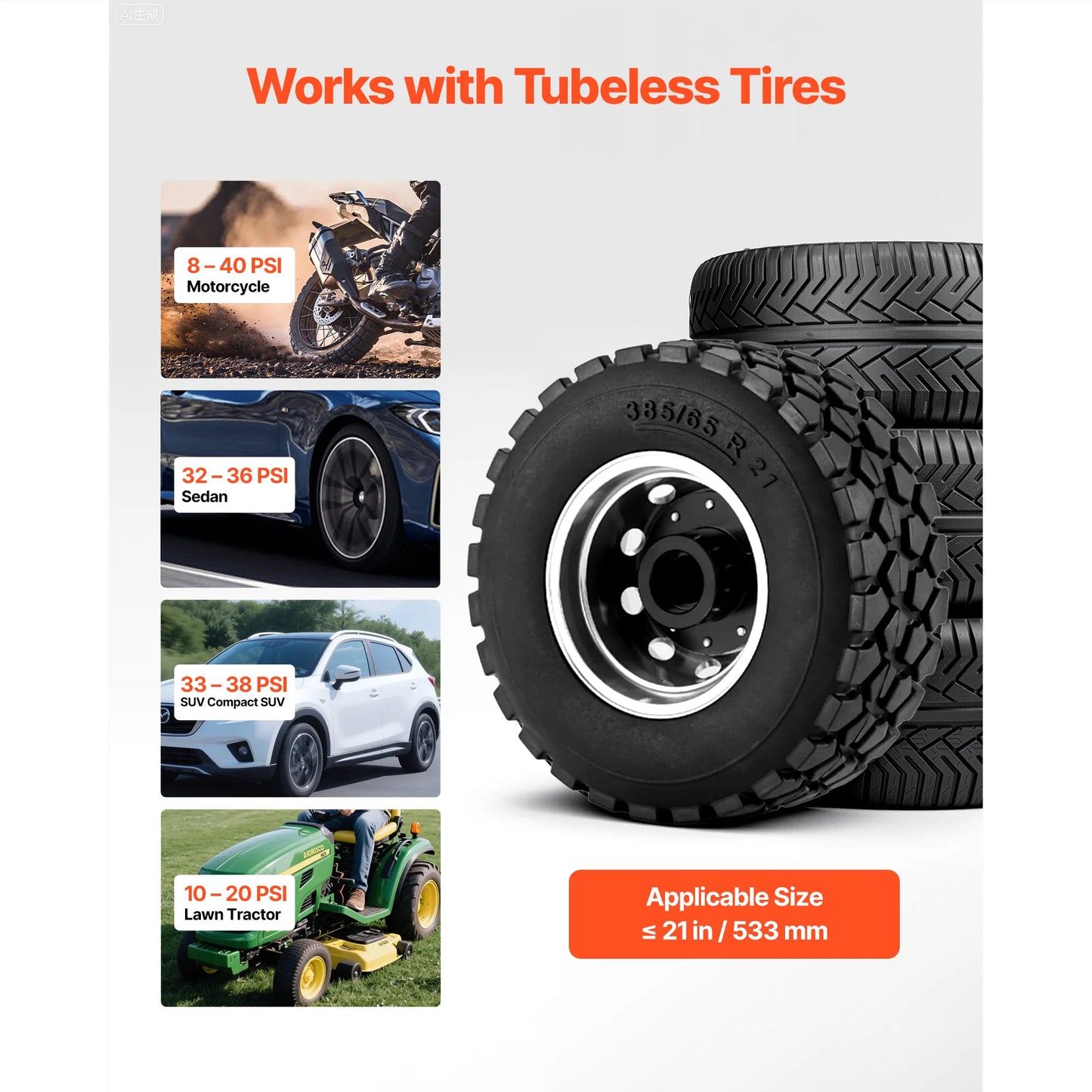 SucceBuy Portable Tire Bead Seater And Inflator Tool For Cars