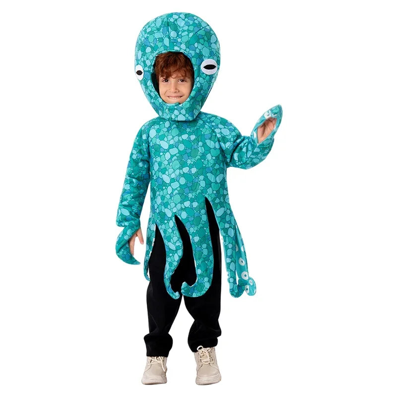Adorable Shark Animal Costume for Kids Halloween Dress-Up Party