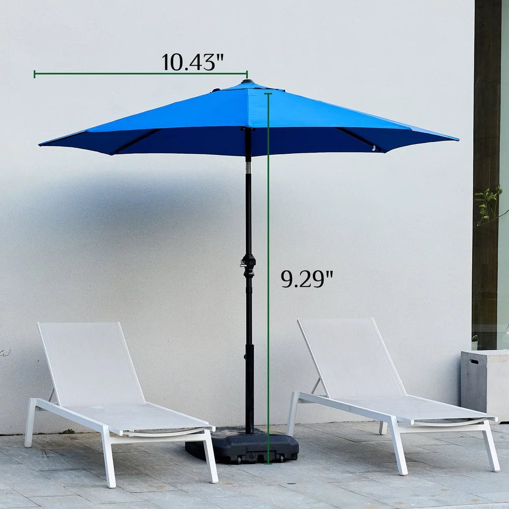 Outdoor Umbrella With Tilt Push Button And UV Resistant