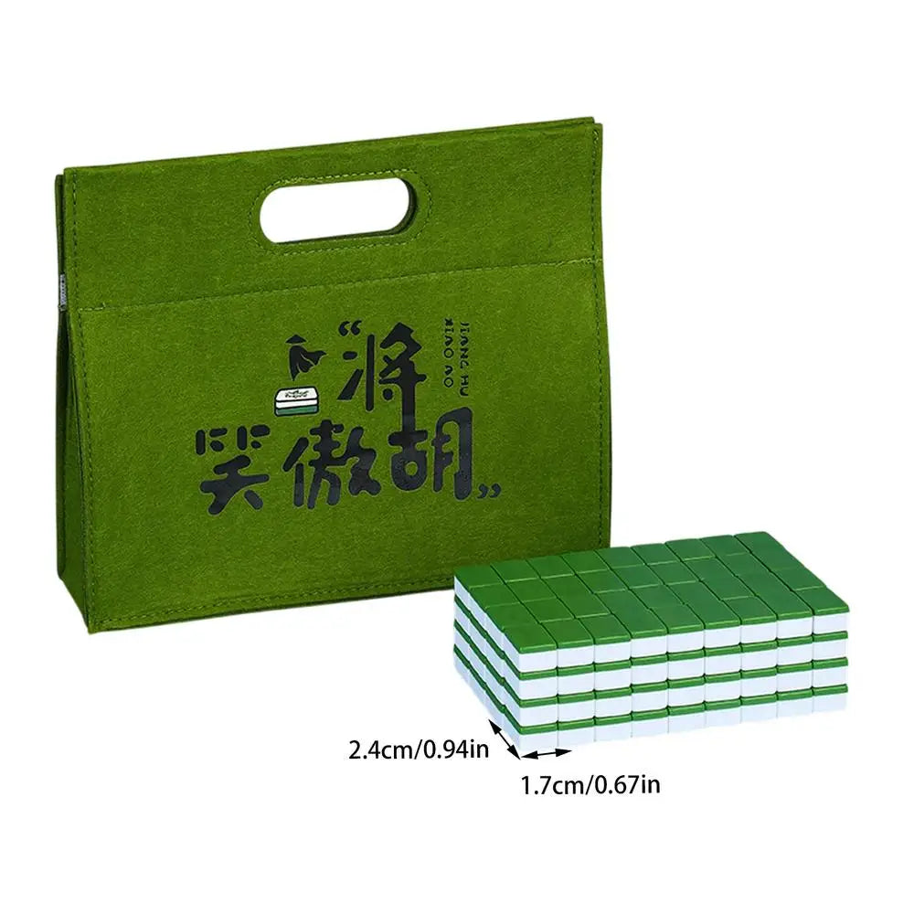 Mini Mahjongs Travel Game Set for Family Fun and Adventure