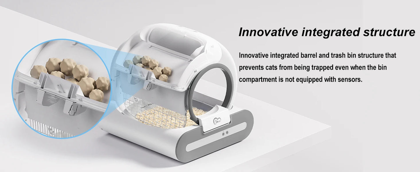 DOEL Smart Self-Cleaning Cat Litter Box With App And WiFi