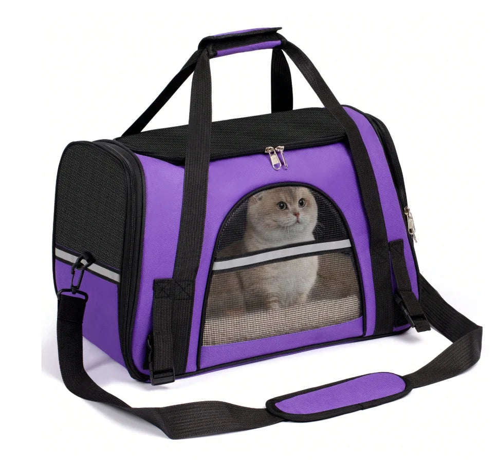 Foldable Soft-Sided Pet Carrier – Up to 20 lbs