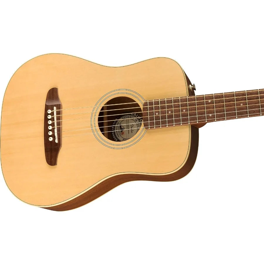 Redondo Mini Acoustic Guitar Bundle with Gig Bag Strap Tuner Strings String Winder Picks and Austin Bazaar Instructional DVD -