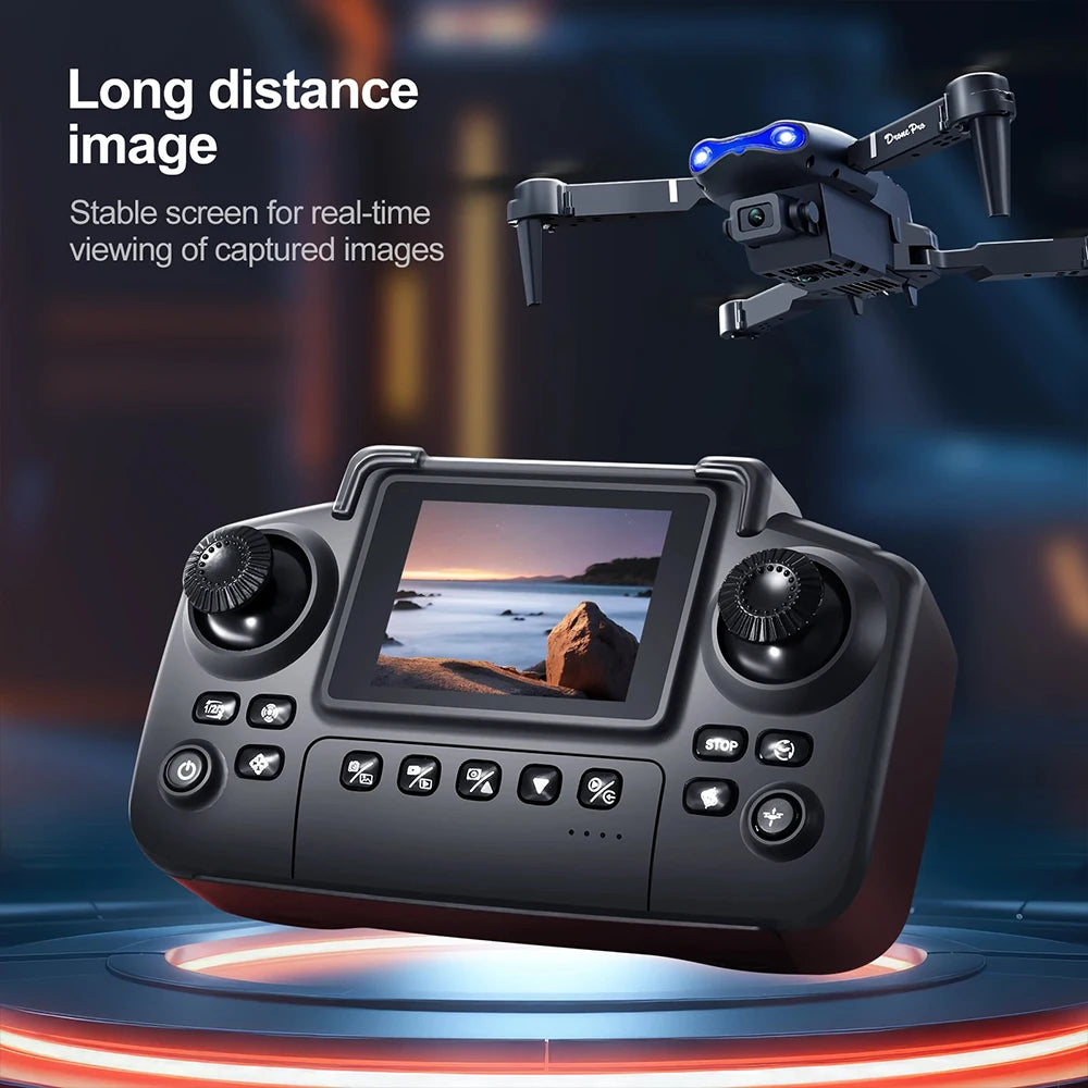4K Drone For Professional Videography With Remote Control Screen