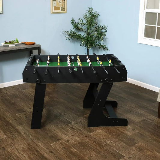 Foldable Foosball Table With Score Keeper For Indoor Play