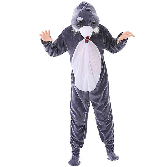 Funny Werewolf Jumpsuit Halloween Costume for Kids and Adults