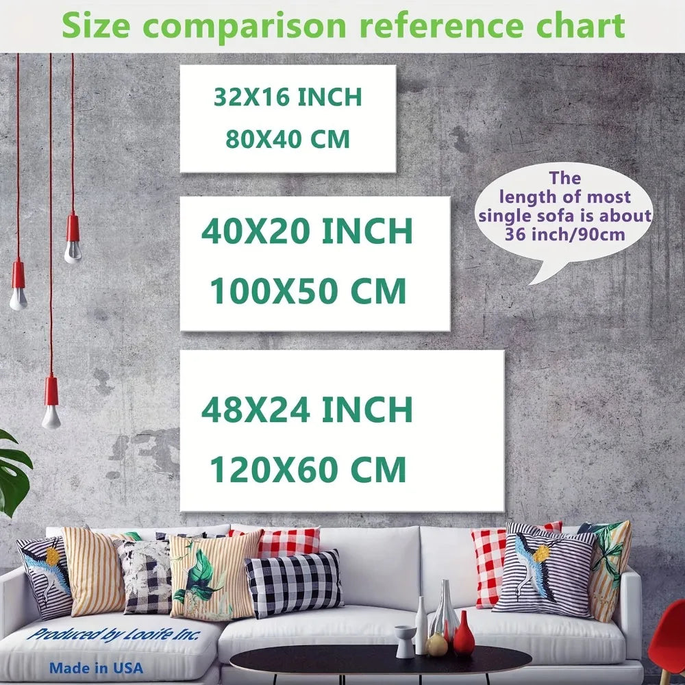 Timeless Dreamlike Art Deco Line Art Pine Frame Decor