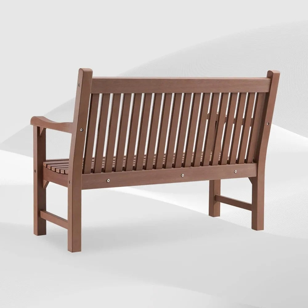 All Weather Garden Bench For Two Poly Lumber Patio Seating