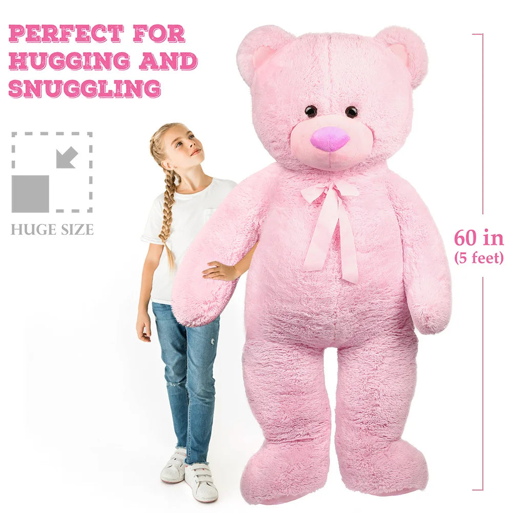 New Huggale High Quality Toy Cute Cartoon Big Teddy Bear Plush Toys Stuffed Plush Animals Bear Doll Birthday Christmas Gift
