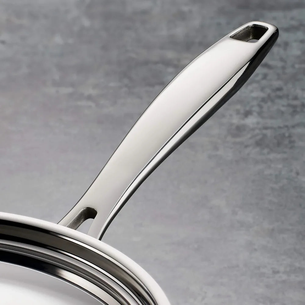 Signature Tri Ply Clad Stainless Steel Cookware Set For Induction