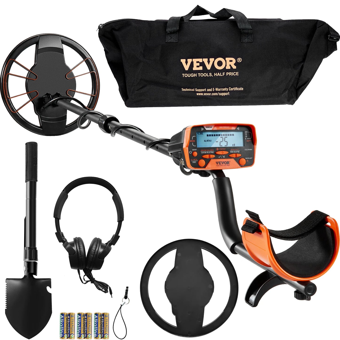 VEVOR Metal Detector with LCD Display 7 Modes for All
