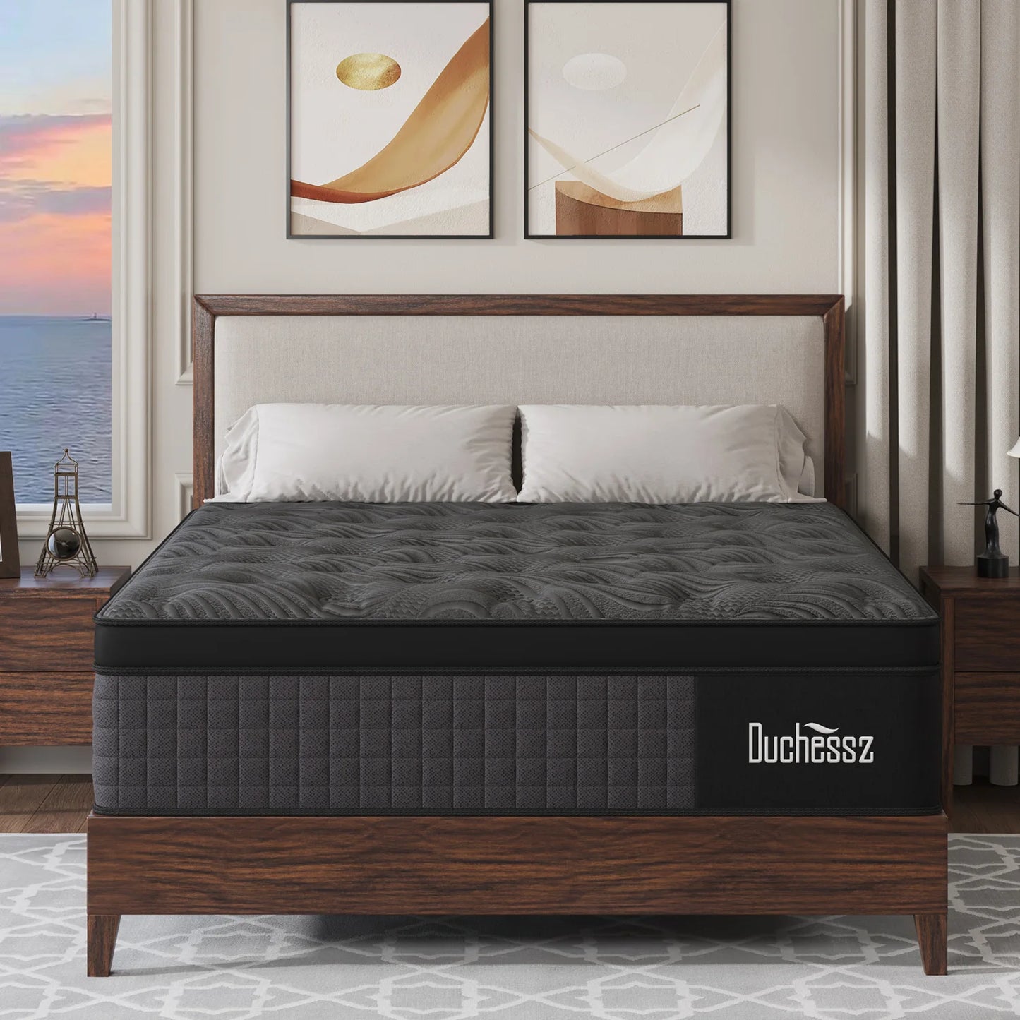 Gel Memory Foam Mattress In A Box With Pocket Springs