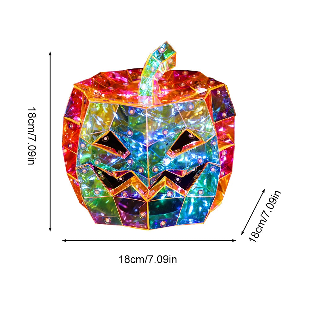 Prismatic Ghost Halloween Decor Lights For Spooky Atmosphere