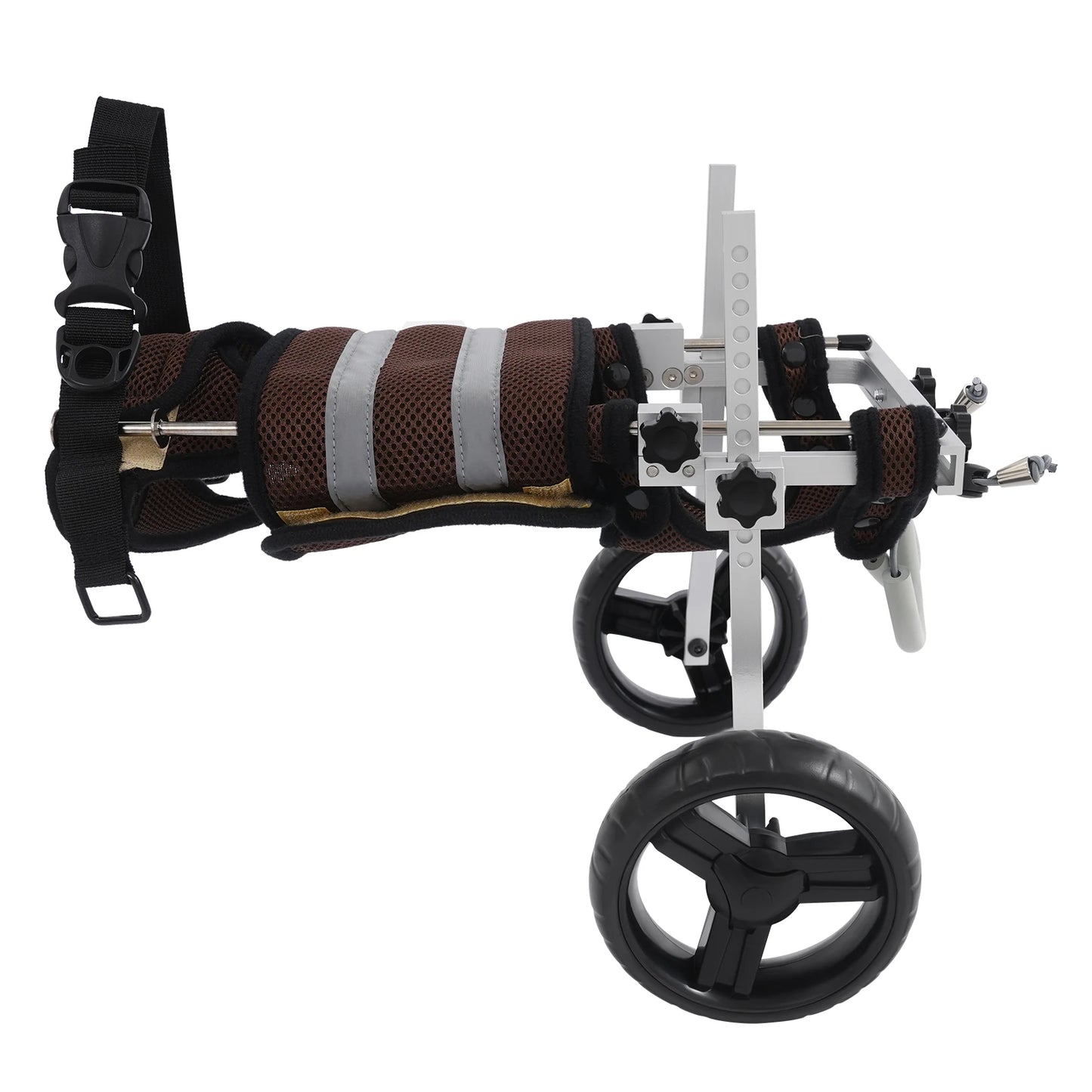 Adjustable Pet Wheelchair For Back Legs Aluminum Frame