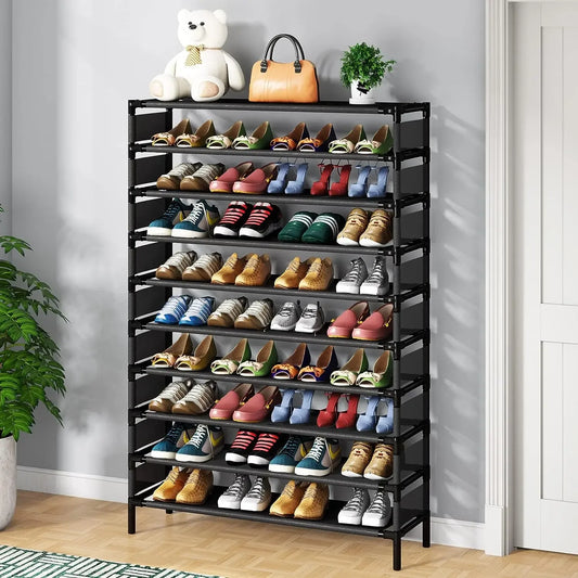 Tribesigns Space Saving Metal Shoe Rack Organizer