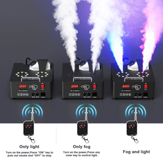 U'King 2000W Fog Machine DMX512 for Stage DJ Wedding