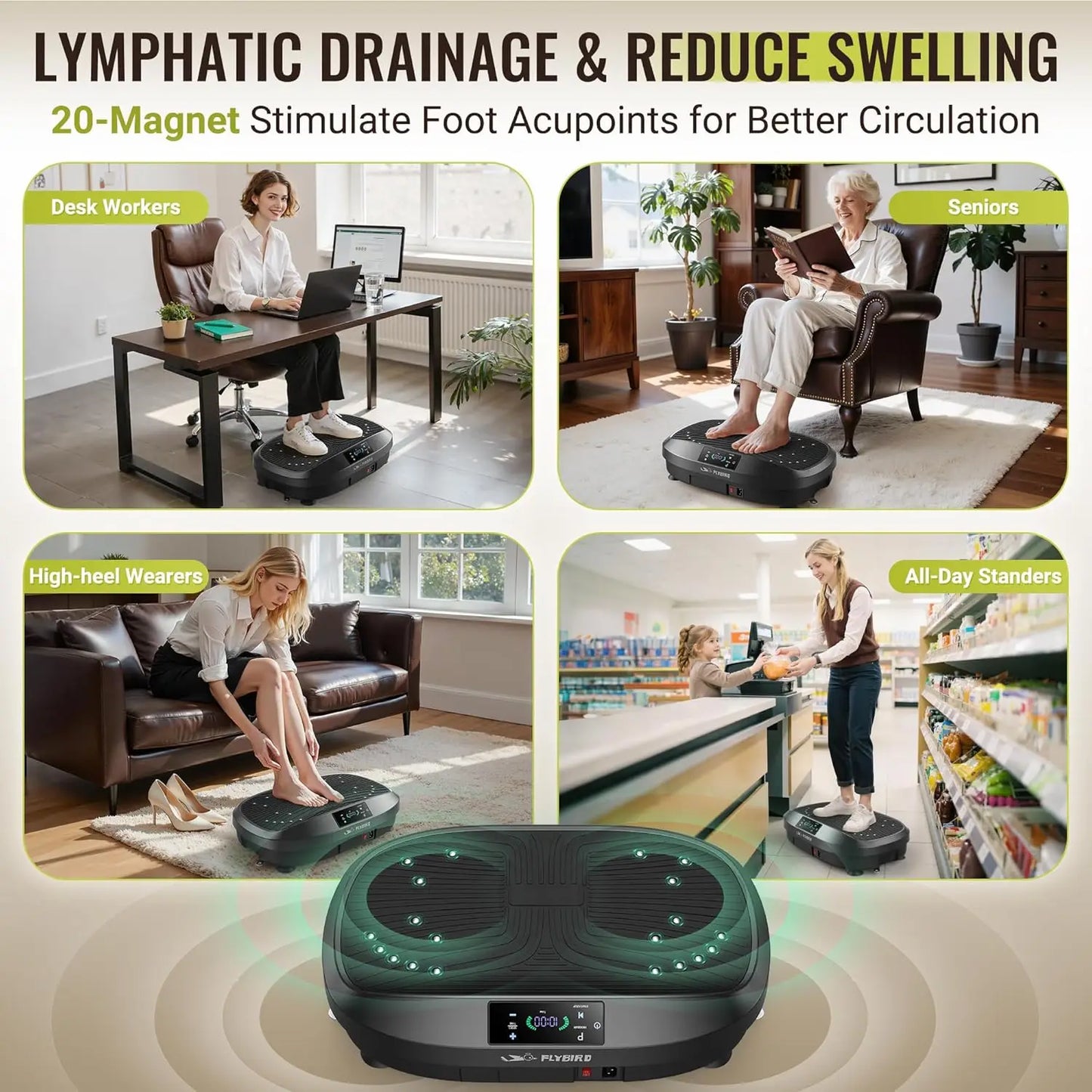 Vibration Plate Exercise Machine for Toning and Weight Loss