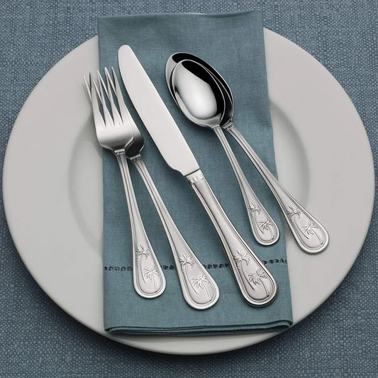 Palm Breeze Flatware Set for Tropical Themed Dining