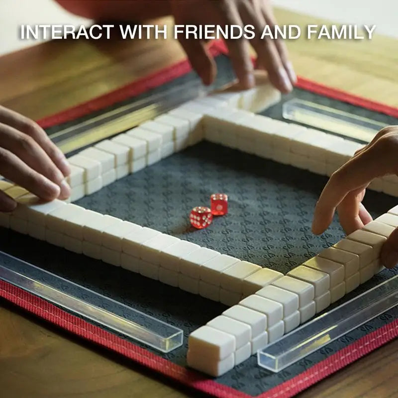 Mini Mahjongs Travel Game Set for Family Fun and Adventure