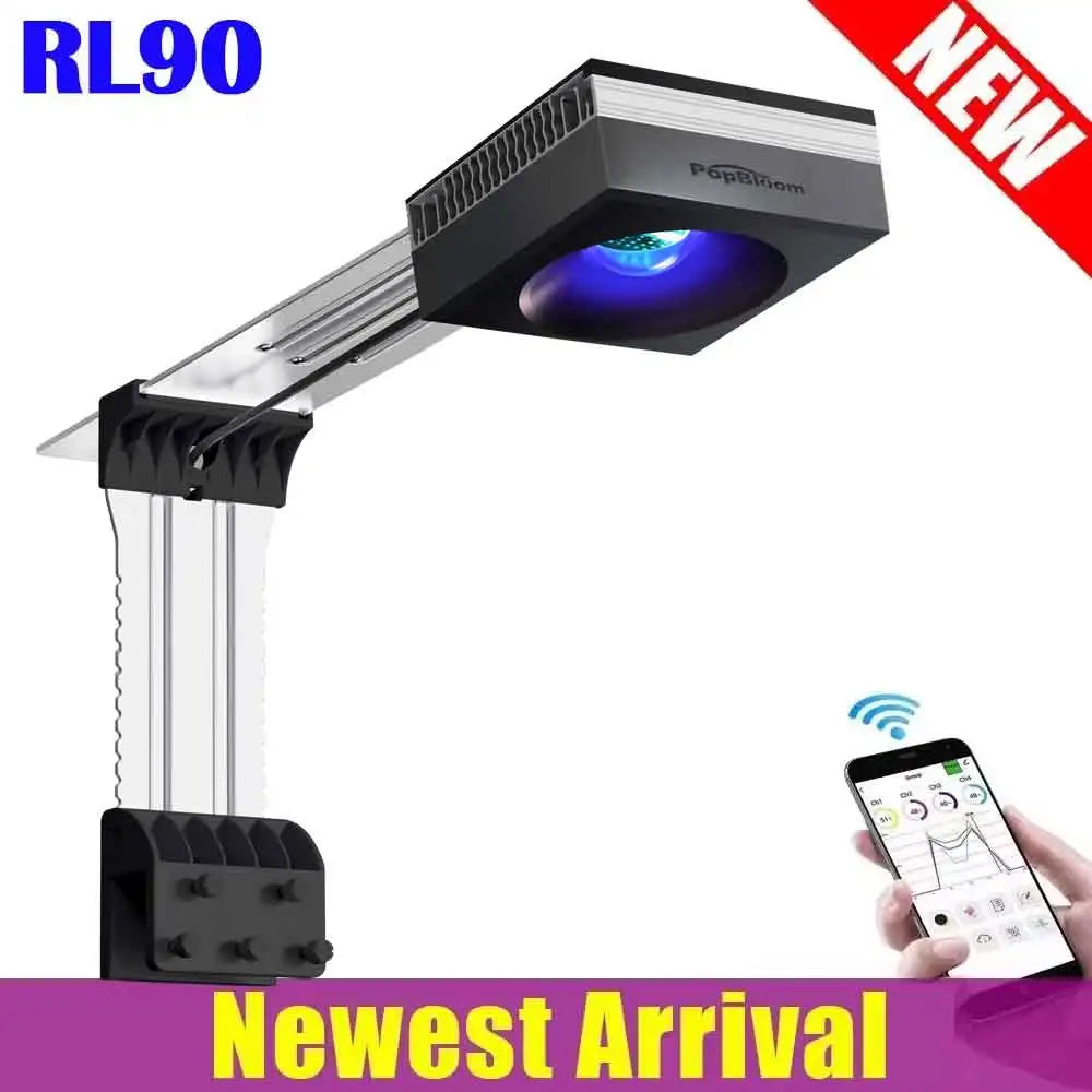 PopBloom WiFi Reef Aquarium Light For Coral SPS And LPS